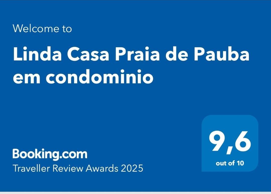 Linda Casa Praia De Pauba Em Condominio São Sebastião Exterior foto